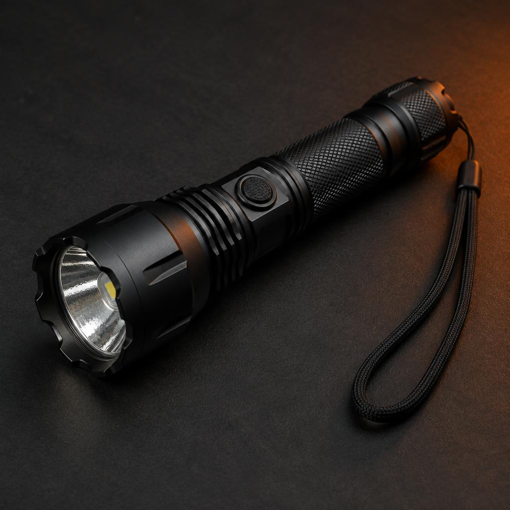Ліхтар тактичний ручний P90л (XHP90, ZOOM, акумулятор)