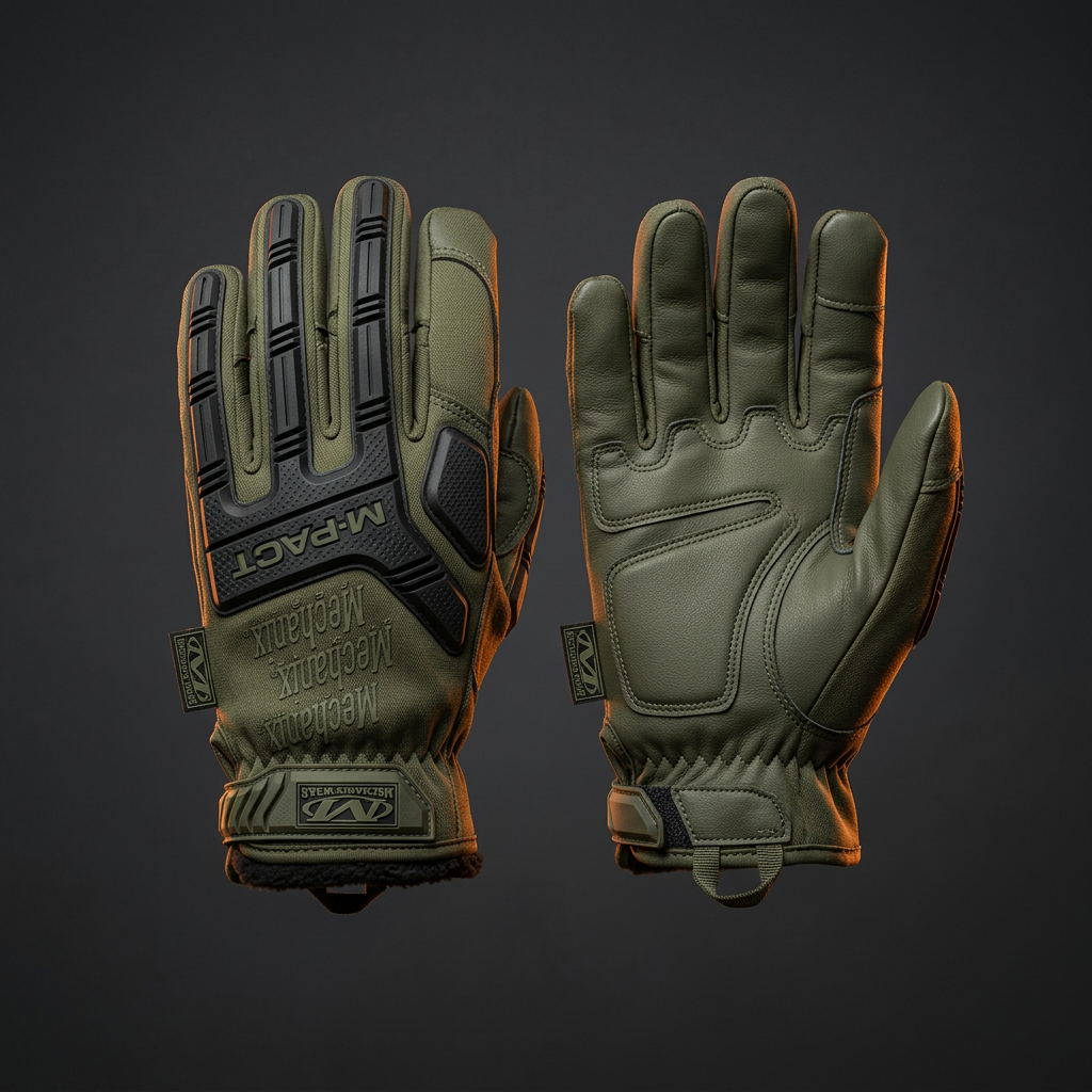 Зимові тактичні рукавиці Mechanix M-Pact на мікрофлісі