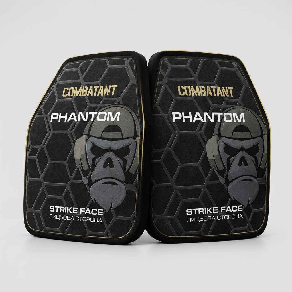 Керамічні бронеплити Combatant Phantom 3 класу (пара)
