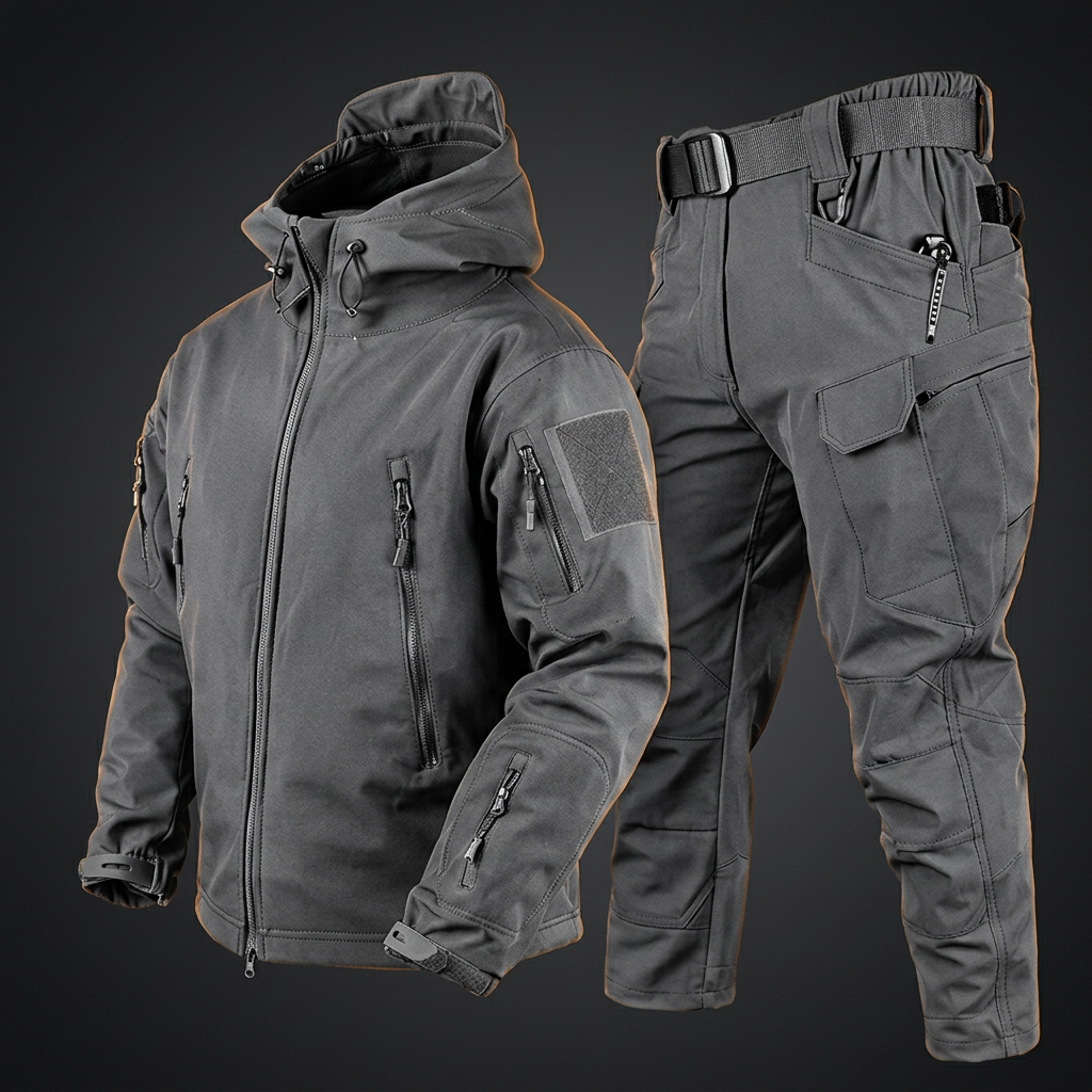 Тактичний костюм Softshell — сірий